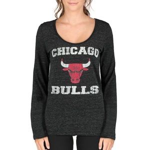 Chicago Bull’s Glitter Logo Long Sleeve